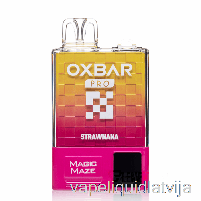 Oxbar Magic Maze Pro 10000 Vienreizējās Lietošanas Strawnana - Pāksts Sulas Vape šķidrums